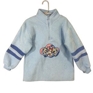 Powerpuff Girls Size 6X 1/4 Zip Fleece Pullover GUC